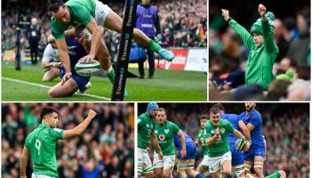 IN PICTURES: Ireland secure bonus point victory over France in Six Nations classic at the Aviva Stadium