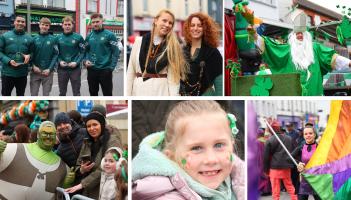 PICTURE SPECIAL: Tullamore alive with colour and music for St Patrick's Day Parade