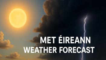 Met Eireann forecast hot weather for Ireland this week but with a risk of thunderstorms