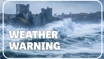 Met Eireann has issued a Status Yellow Wind Warning for three counties from Sunday into Monday for three counties as strong winds are forecast