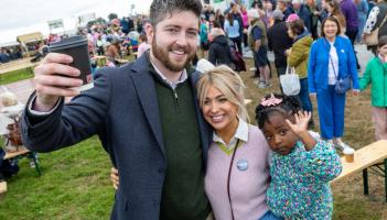 Gareth, Heidi and Roe Sheridan