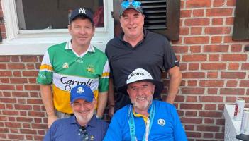 Lowry's amateur caddy and proud Offaly men savour emotional Ryder Cup win
