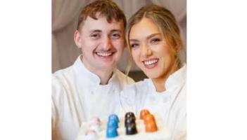 Georgia Quealy and Daniel Linehan who own and run Bon Chocolatiers in Tullamore