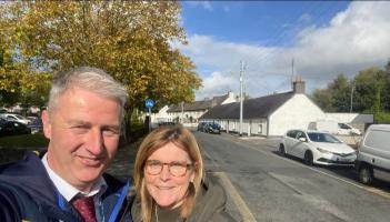 New pedestrian crossing to improve safety at Offaly school