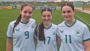 Powerful Offaly connections on Irish U16 womens' soccer squad
