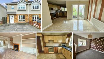 Take a look around this three-bedroom home in Offaly up for auction with tempting guide price