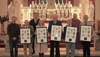 Five Offaly parishioners presented with the St Brendan's Medal