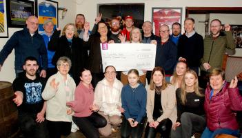 Roscrea soccer club raises huge sum to support local business devastated by fire