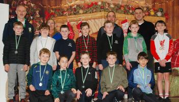 Offaly GAA club presents medals to successful underage teams