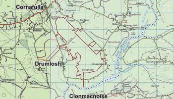 clonmacnoise wind farm map