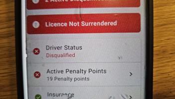 LATEST: Offaly Garda&iacute; detect disqualified driver at excessive speed during Operation Slowdown