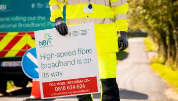 Almost 1,500 homes and businesses near Offaly town can now avail of fibre broadband