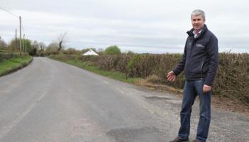 cllr michael omeara on birr portumna road