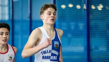 Tullamore Harriers athletes compete in All Ireland Indoors