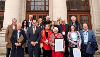 Former Offaly Fine Gael representatives feted at Leinster House