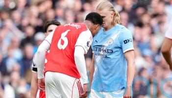 Erling Haaland feels Gabriel should have seen red for head move in heated clash