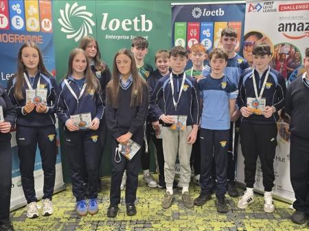 Success for Offaly school's robotics team in LEGO League
