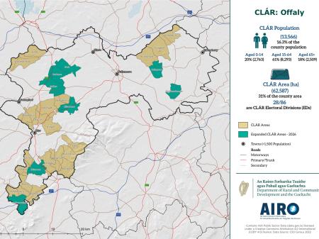 Expansion of CL&Aacute;R programme bringing new opportunities for rural communities in Offaly