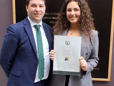 Offaly student receives All-Ireland J.P. McManus Scholarship