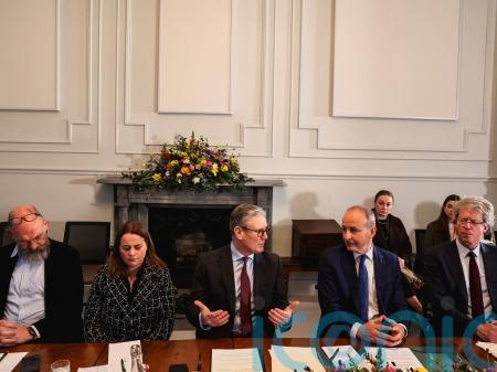 Keir Starmer and Micheal Martin meet with business leaders in Cork