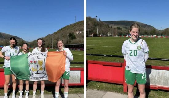 Offaly student makes international debut for Ireland U-19s