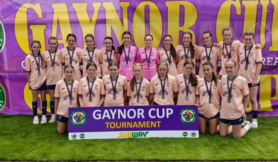 Offaly players feature as Midlands side beaten in Bowl final of U14 soccer Gaynor Cup