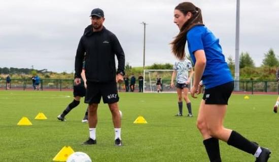 Talented young Offaly player's promise shown with soccer award