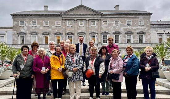 North Tipp's IFA Farm Family group visit the D&aacute;il
