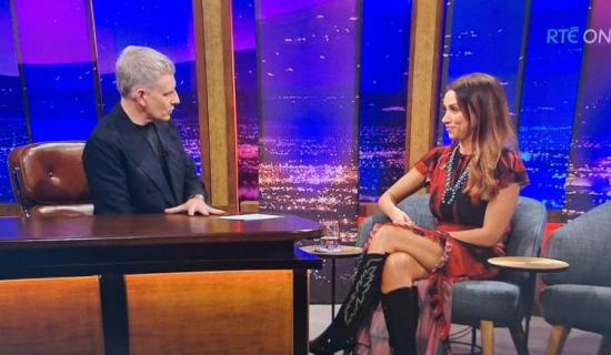 LATEST: Irish singer Una Healy reveals exciting new project on RT&Eacute;&rsquo;s Late Late Show