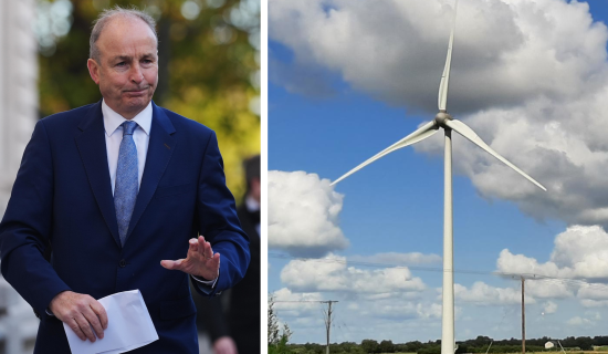 Offaly &lsquo;becoming a powerhouse&rsquo; in wind energy production, Taoiseach says