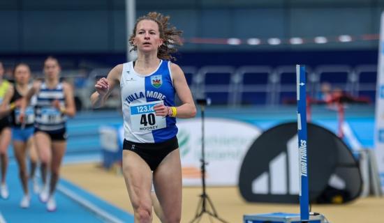 Mooney takes silver as Tullamore Harriers athletes give superb performances at National Indoors
