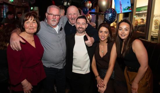 Special landmark birthday celebrated at popular venue during night out in Tullamore