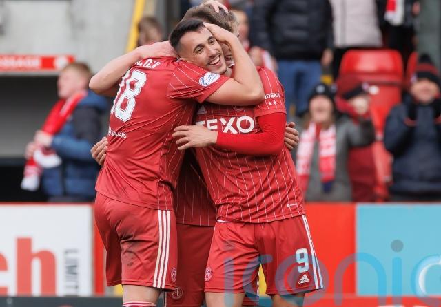 Bojan Miovski and Leighton Clarkson on target as Aberdeen advance in League  Cup - Offaly Live