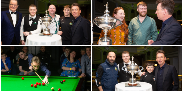 PICTURES: Star-studded Snooker exhibition featuring former World Champion held in Offaly