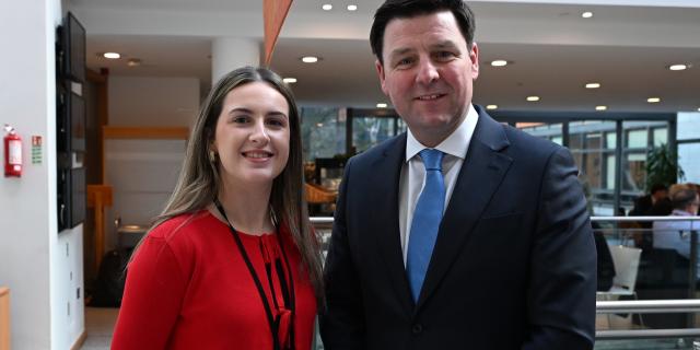 Offaly TY student takes part in Oireachtas TY week in Leinster House