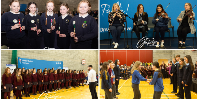 PICTURES: Launch of Tullamore TradFest 2026 in Col&aacute;iste Choilm