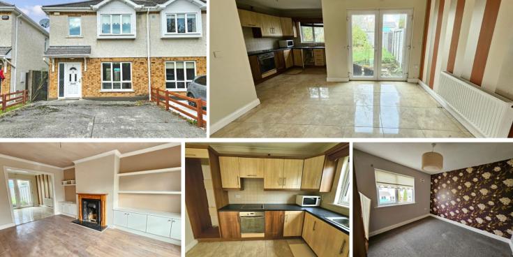 Take a look around this three-bedroom home in Offaly up for auction with tempting guide price