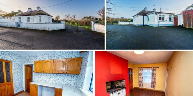 Charming three bedroom cottage in Offaly on large site for sale for just &euro;120,000