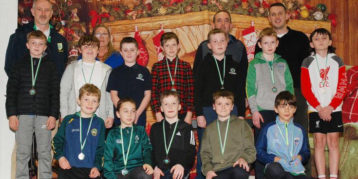 Offaly GAA club presents medals to successful underage teams
