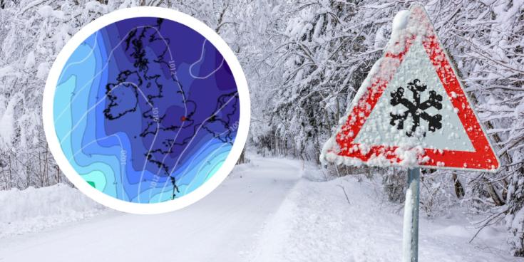IRELAND SNOW MAP - Where will it snow as Met &Eacute;ireann issue new weather warnings?