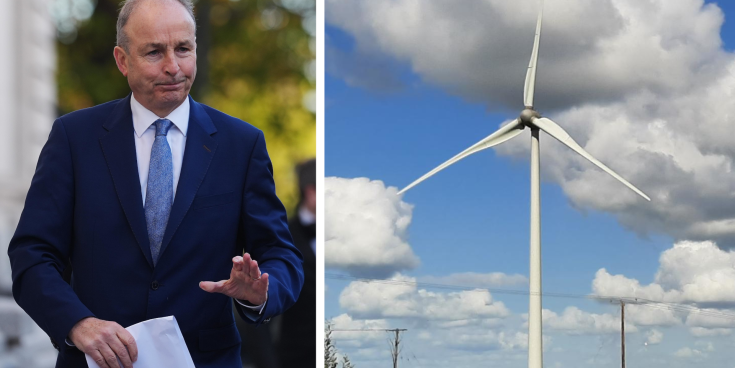 Offaly &lsquo;becoming a powerhouse&rsquo; in wind energy production, Taoiseach says