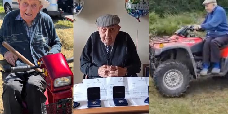 'A mighty man' - Grandson shares life of Offaly and Ireland's oldest man on TikTok