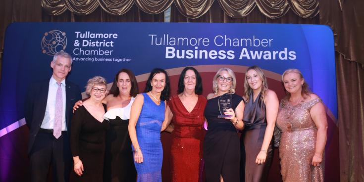 Jenny's Kitchen in the Bridge Centre received a hospitality award