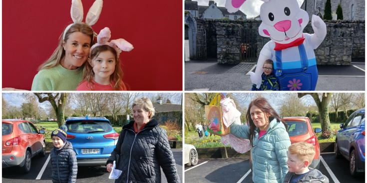 PICTURES: Great turnout as Kilcormac hold first community Easter hunt and disco