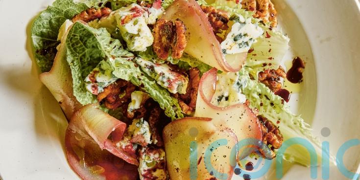 Stephen Harris’ pear, walnut and roquefort salad