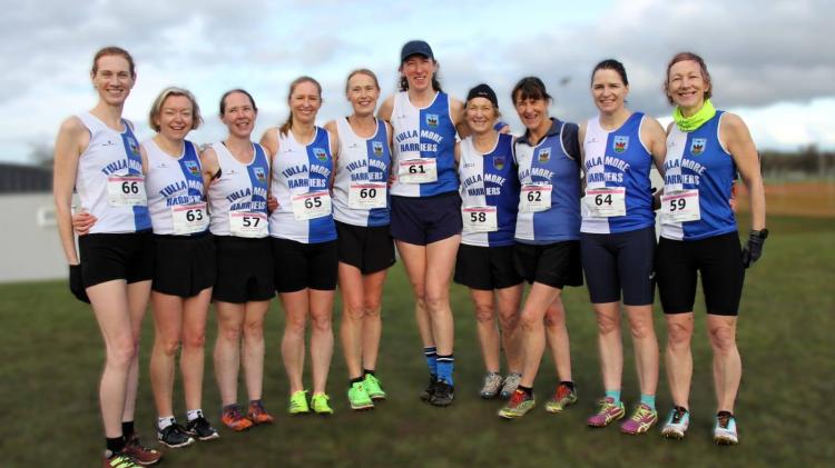 Tullamore Harriers athletes in action at Leinster intermediate and masters cross country