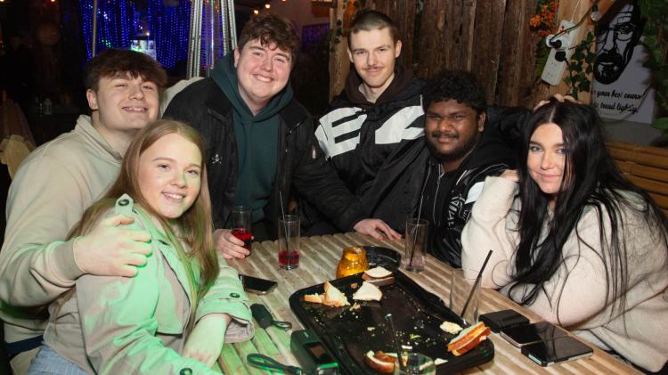 Birthday celebration on night on the town in Tullamore