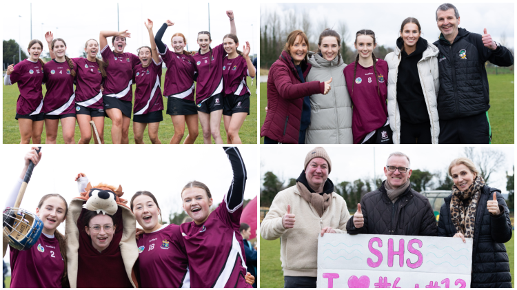 PICTURES: Huge celebrations as Tullamore Sacred Heart School make All-Ireland camogie final