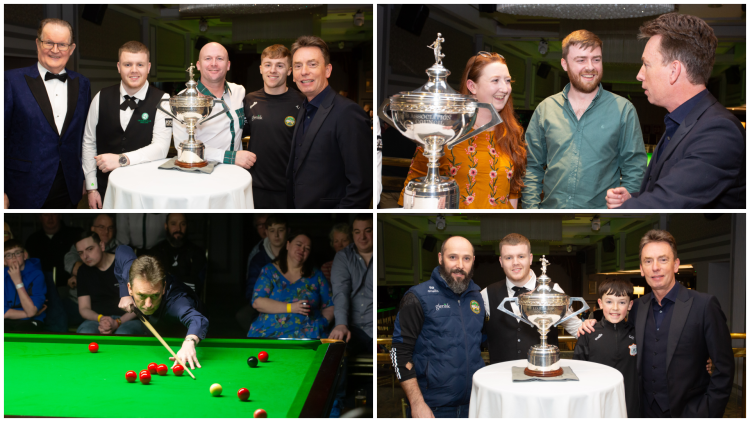 PICTURES: Star-studded Snooker exhibition featuring former World Champion held in Offaly