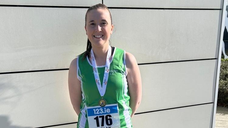 National Indoor throwing medal for Ferbane AC athlete